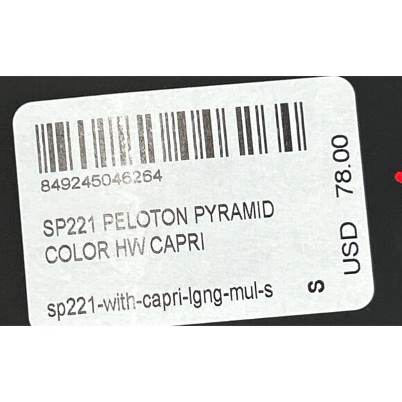 Peloton Pyramid Color High Waist Capri Size XS NWT - Picture 11 of 11